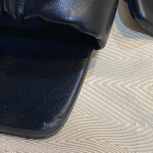 Azelea Wang Black Open Square Toe Sofi Herls - Picture 9 of 9